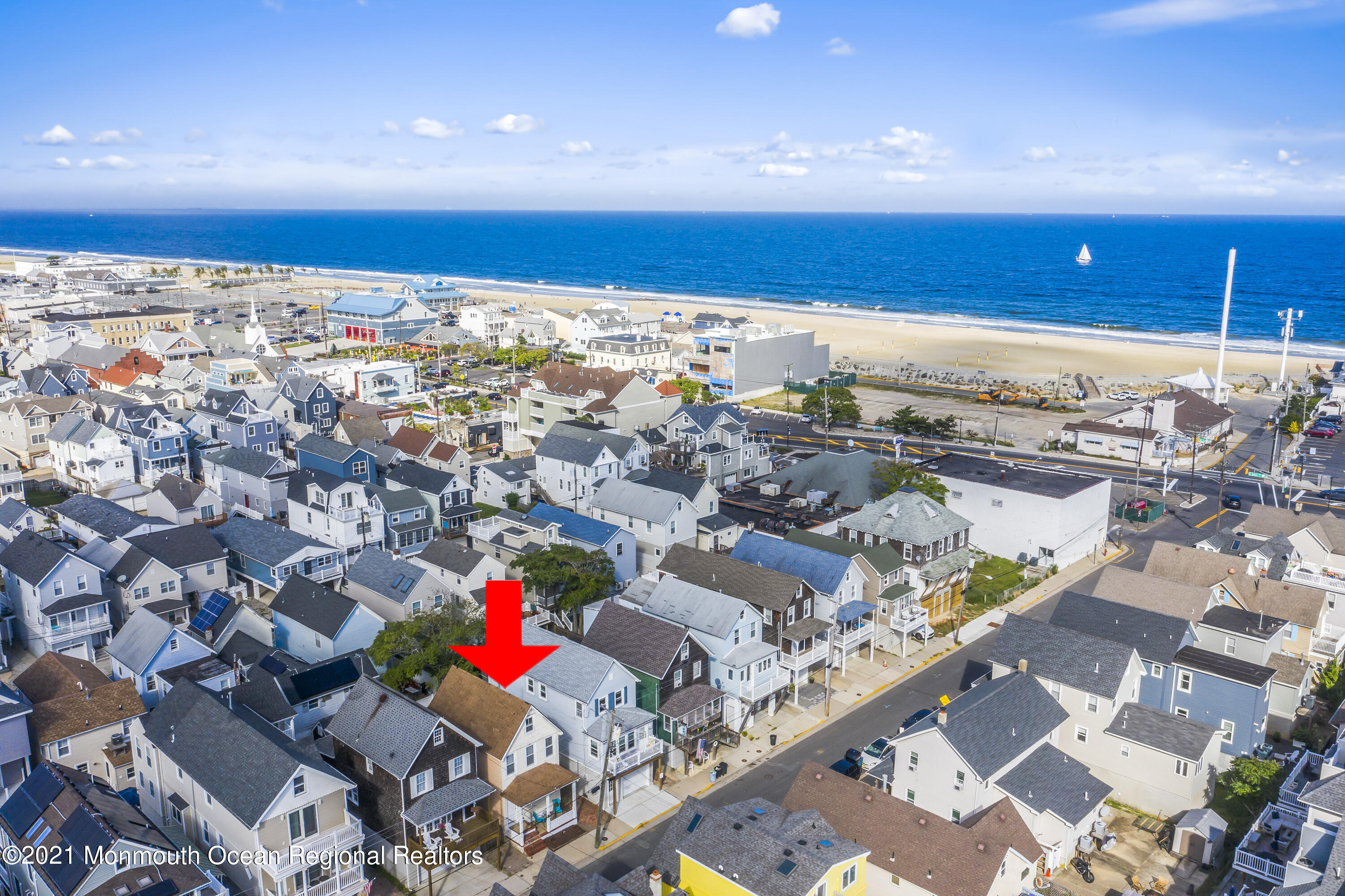 21 Center Street Sea Bright, NJ 07760 - Photo 19 of 21 an aerial view of a city