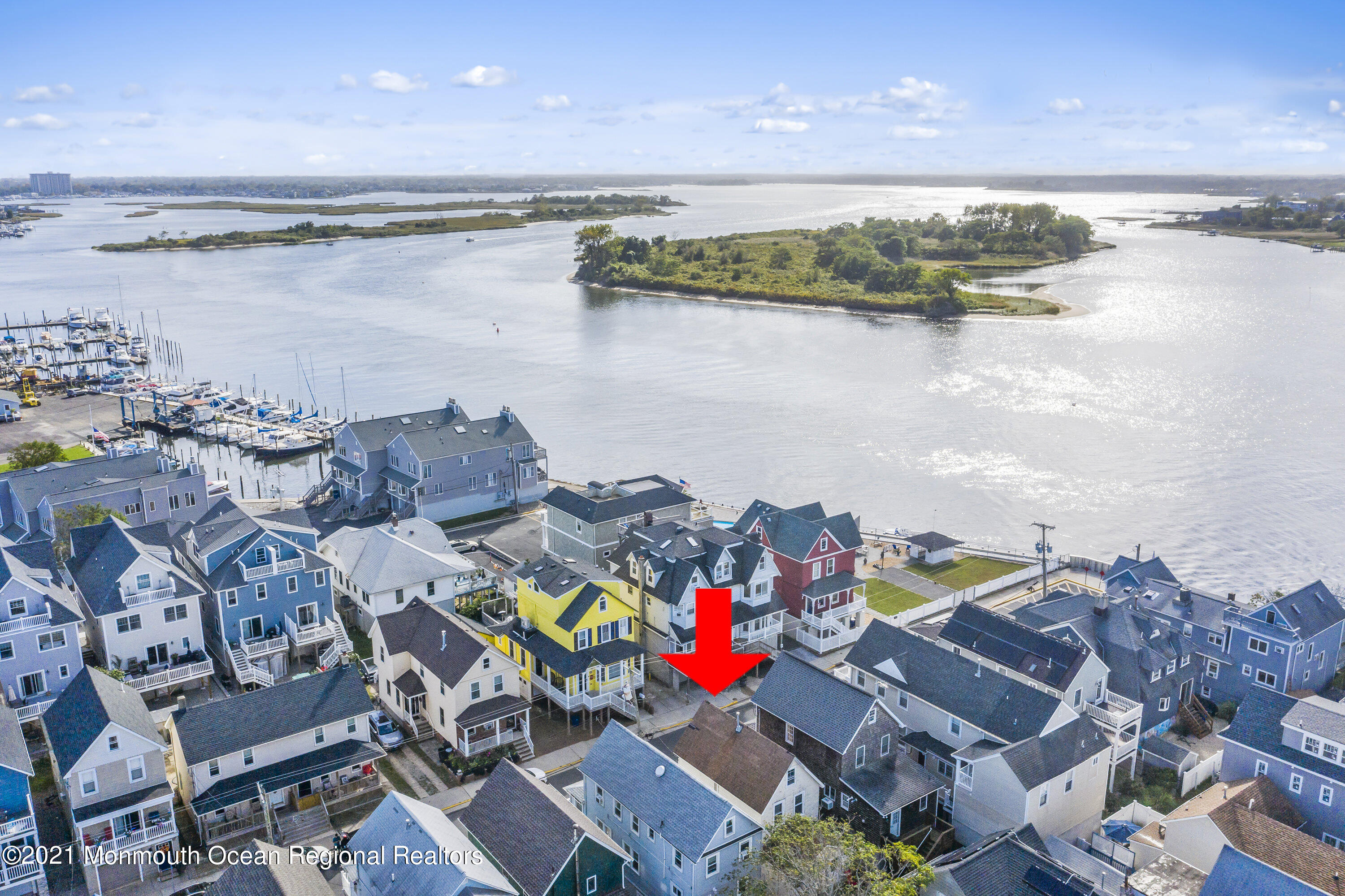 21 Center Street Sea Bright, NJ 07760 - Photo 21 of 21 an aerial view of a city