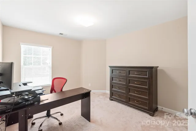 a view of workspace with a window