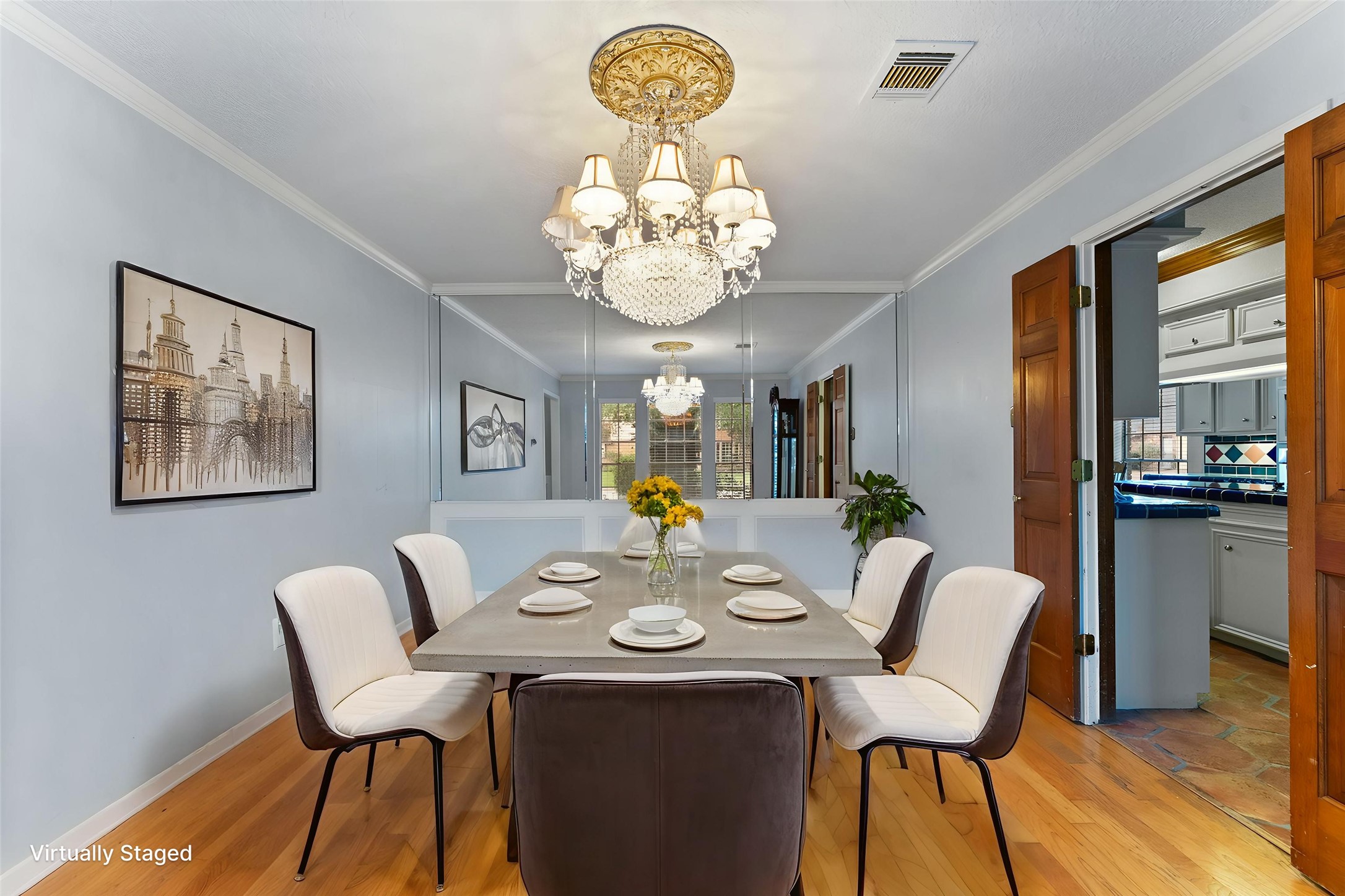 5718 Glenmere Lane Spring, TX 77379 - Photo 8 of 43 a view of a dining room with furniture and chandelier