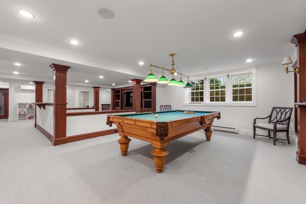 8 Glen Brook Road Wellesley, MA 02481 - Photo 25 of 32 a room with pool table and a furniture