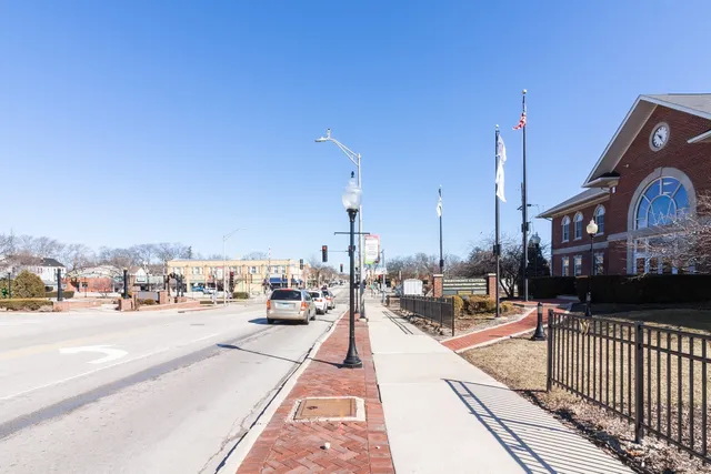 a view of street with cars