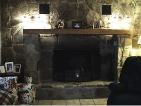 10397 Rumley Branch Road Pound, VA 24279 - Photo 20 of 24 Custom Stone FP in Living room