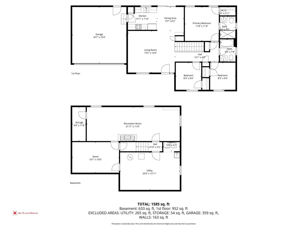 8747 Waynes Way Blanchester, OH 45107 - Photo 39 of 40 This floor plan highlights a functional layout with distinct living and private spaces across multiple levels.