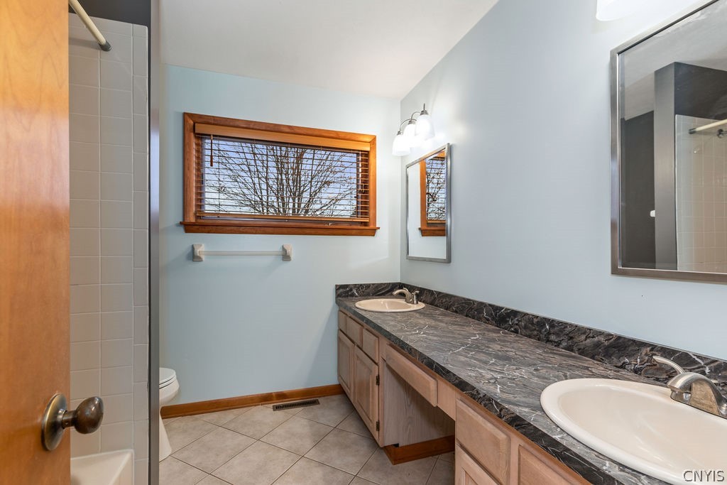 3293 Greenleafe Drive Lysander, NY 13135 - Photo 27 of 40 Spacious second floor bath w/ double vanity
