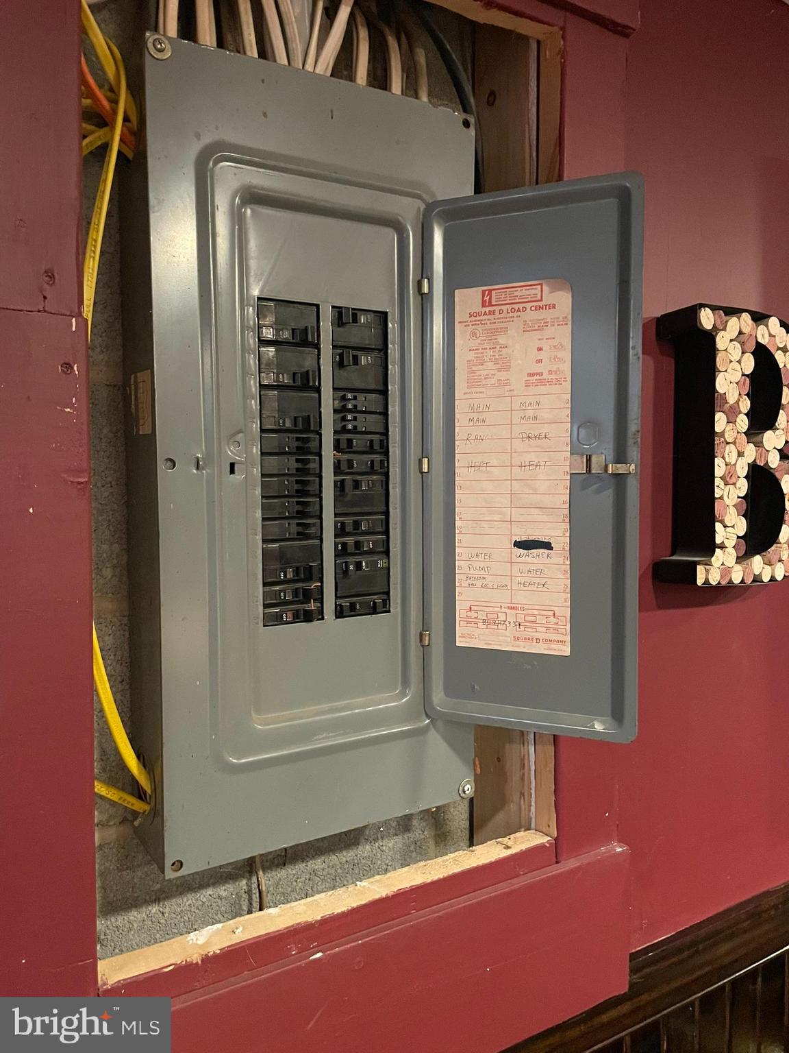 3720 Bossler Road Elizabethtown, PA 17022 - Photo 33 of 41 200 amp service panel is behind a wall board.