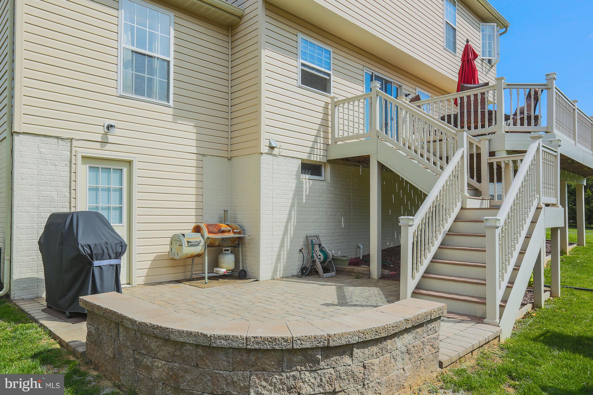 113 Spry Island Road Joppa, MD 21085 - Photo 18 of 28 Two Tier Outdoor Entertaining Features Stone Patio