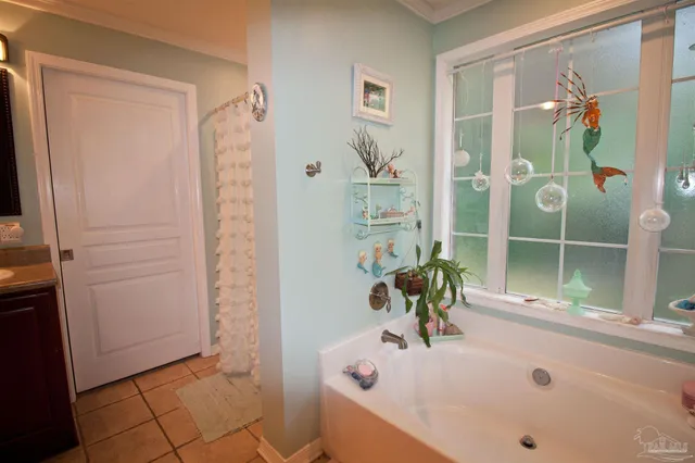 a very nice looking living room with a large window