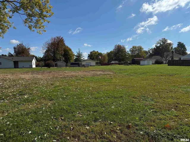 a big yard with lots of green space