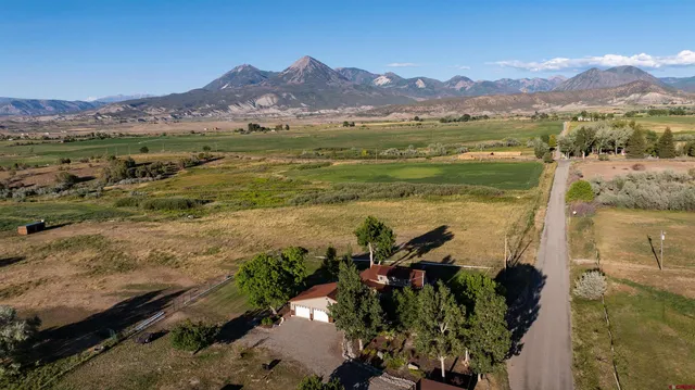 a view of a lake with a mountain