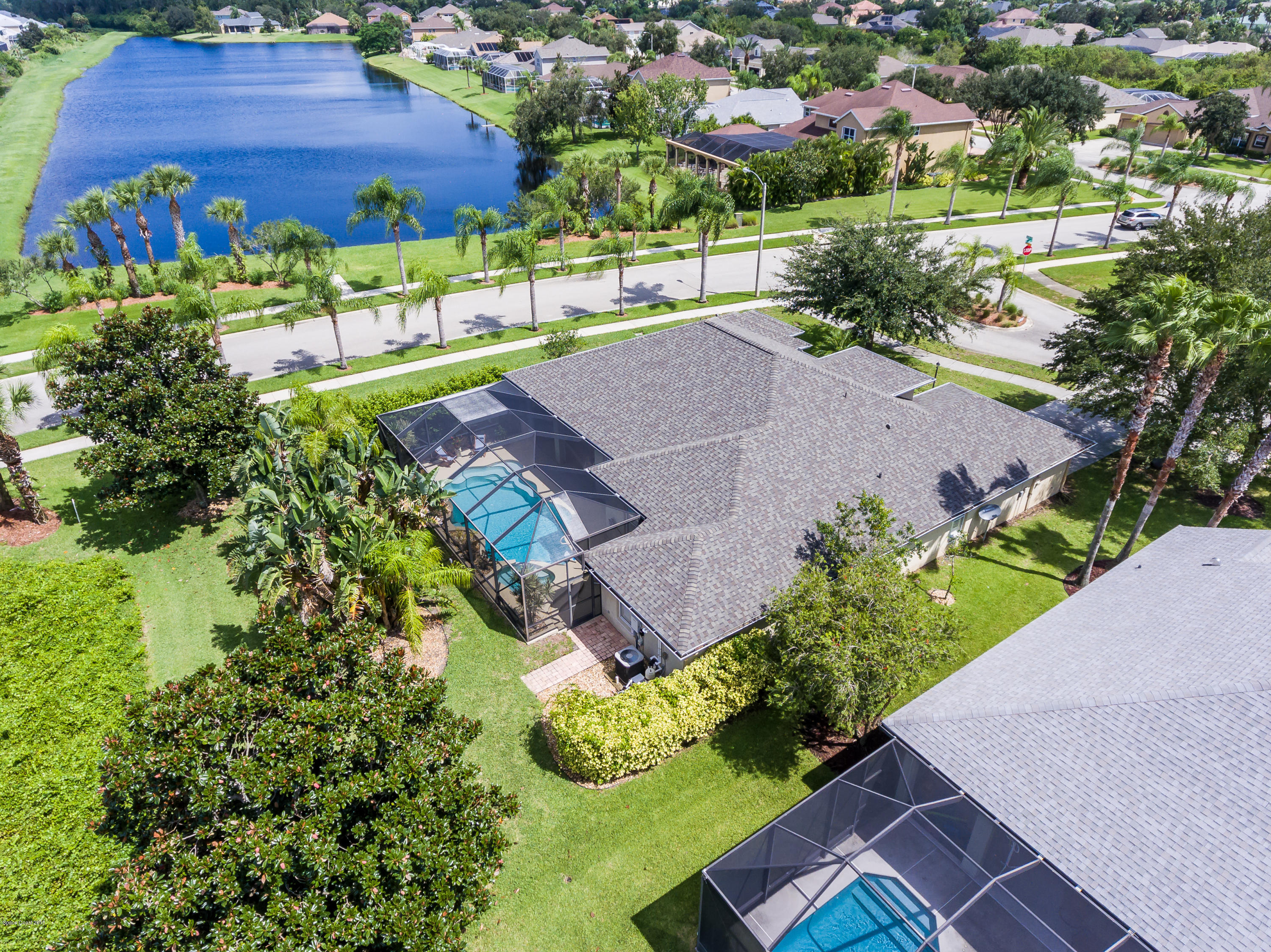 1602 Long Pine Road Melbourne, FL 32940 - Photo 25 of 28 an aerial view of a house