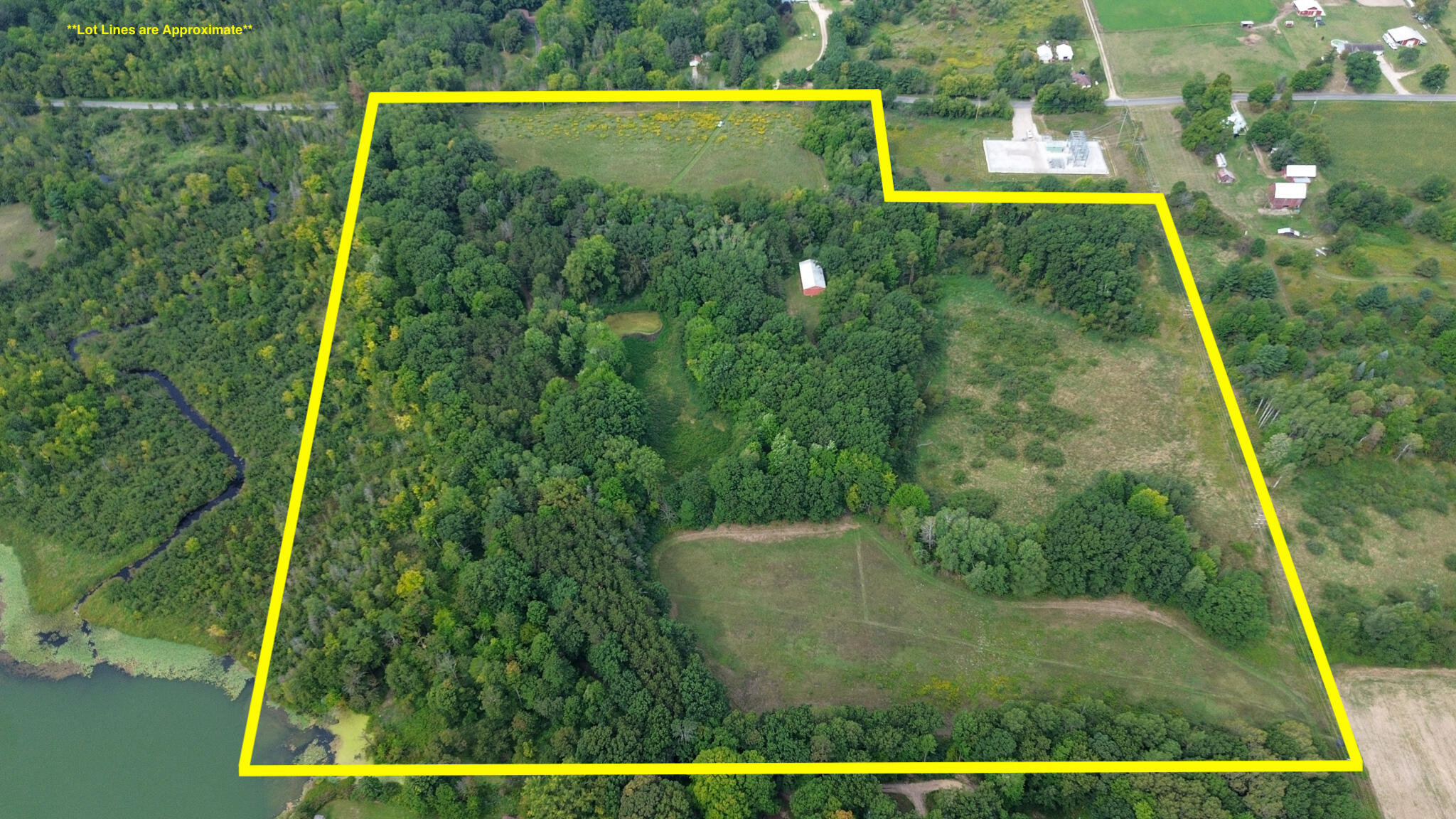 36 North V/l N Ferris Road Six Lakes, MI 48886 - Photo 1 of 32 Aerial Outline