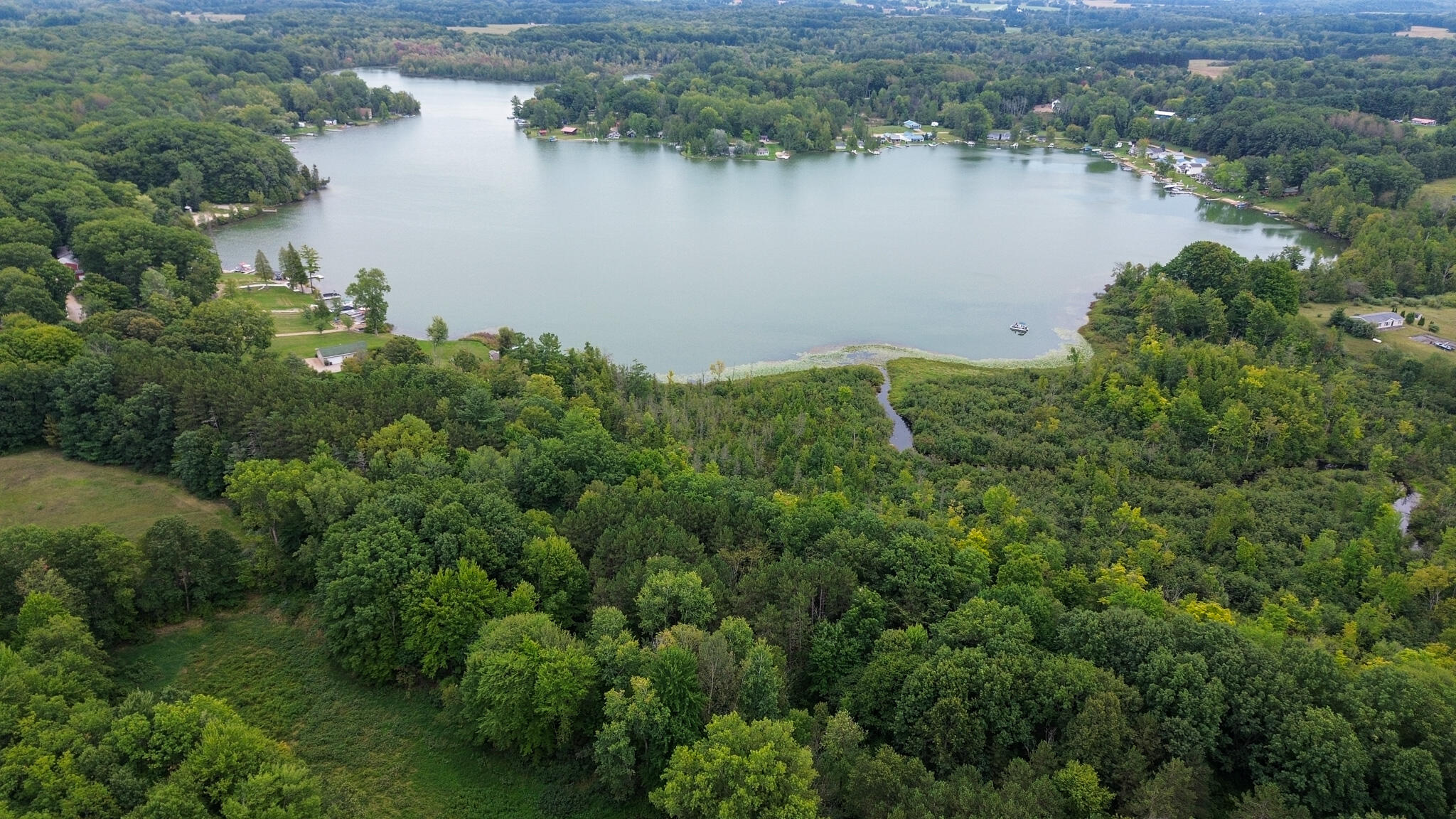 36 North V/l N Ferris Road Six Lakes, MI 48886 - Photo 29 of 32 Lake Aerial