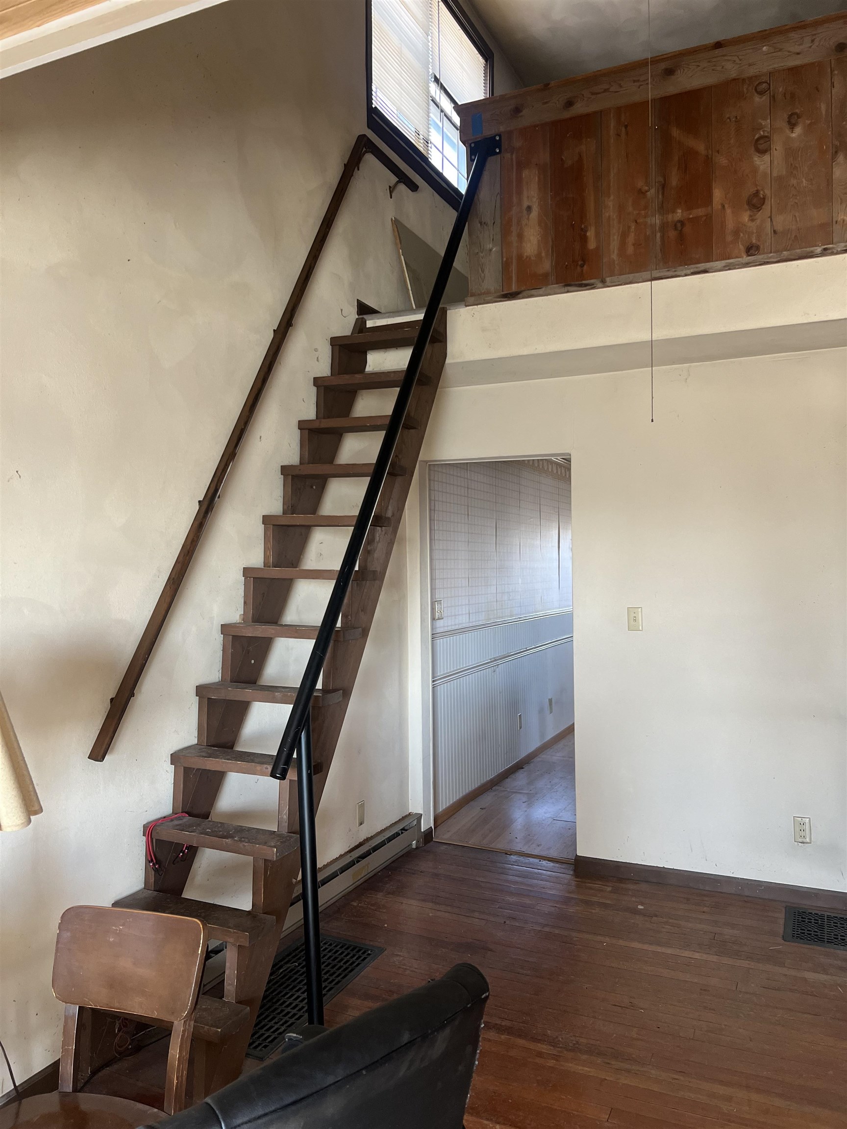 8282 North Afolkey Road Dakota, IL 61018 - Photo 7 of 42 a view of entryway with wooden floor