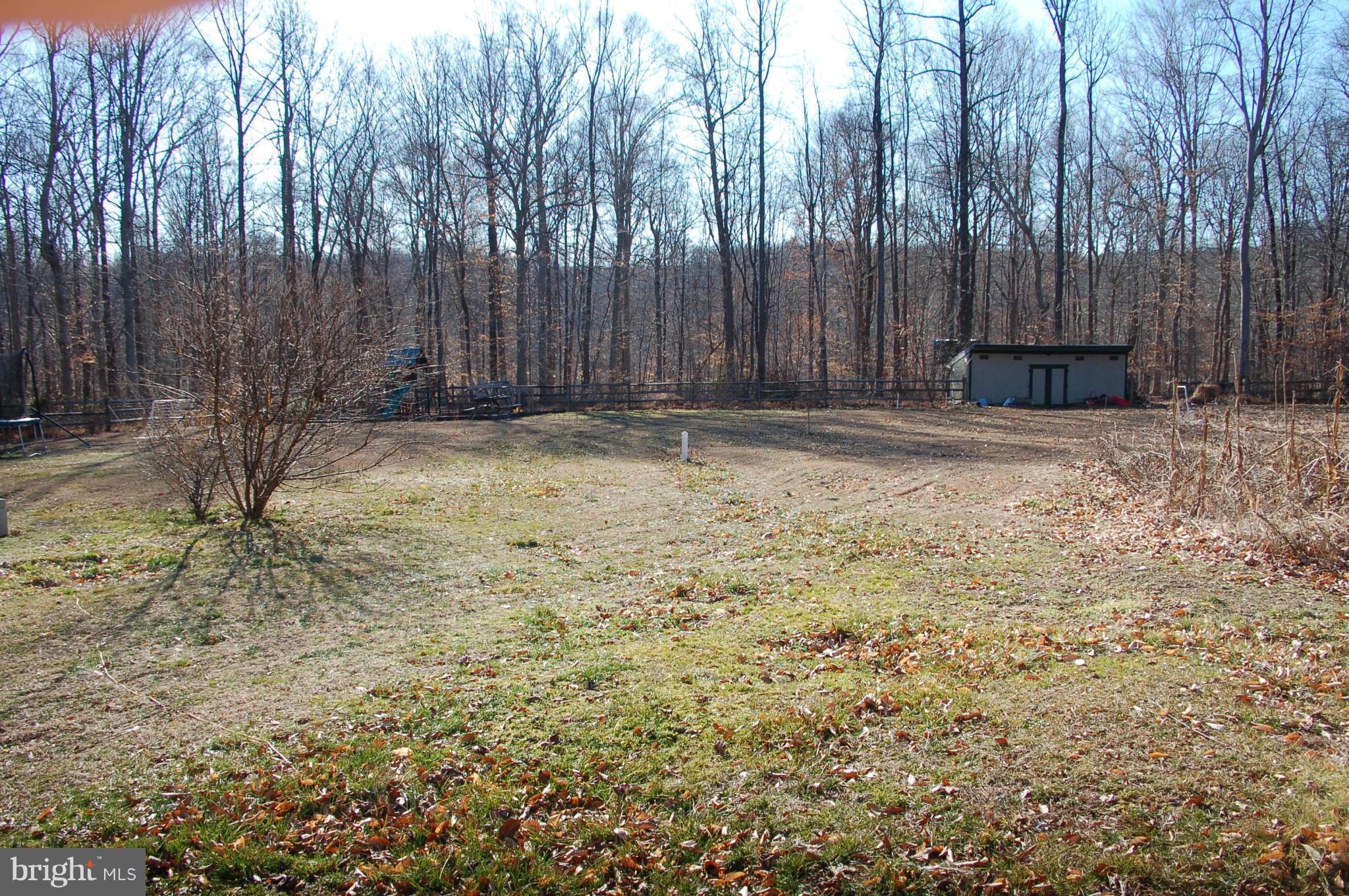 78 Beaver Court Rising Sun, MD 21911 - Photo 4 of 30 a view of a backyard with large trees and wooden fence