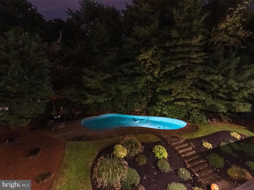 1215 Old Mill Road Reading, PA 19610 - Photo 5 of 57 Pool at Night