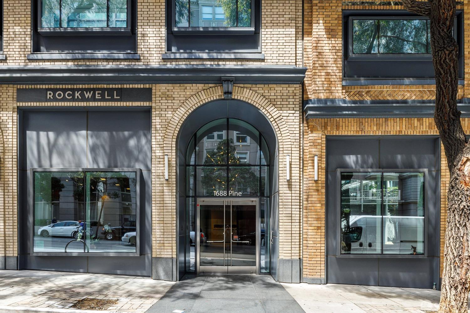 1688 Pine Street, Unit E601 San Francisco, CA 94109 - Photo 39 of 51 a view of entrance building and windows
