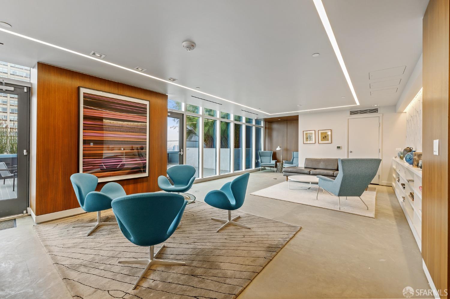 1688 Pine Street, Unit E601 San Francisco, CA 94109 - Photo 46 of 51 a living room with furniture and a potted plant