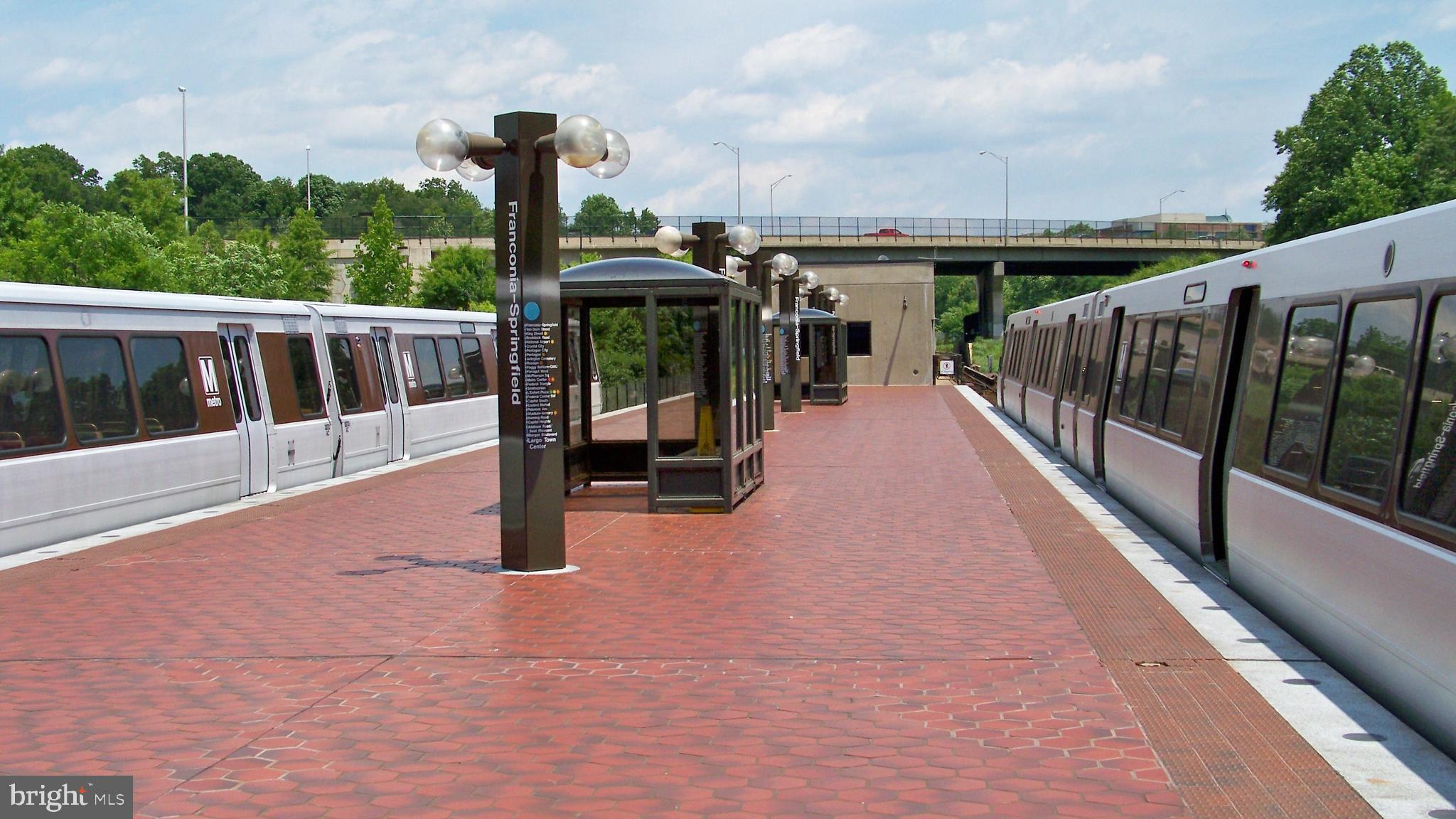 7029 Leewood Forest Drive Springfield, VA 22151 - Photo 45 of 45 a view of railway station with sitting area