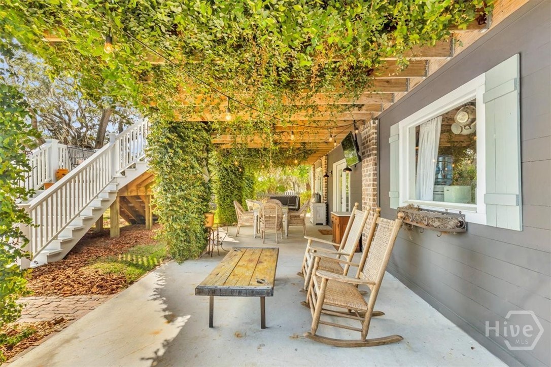 690 Japonica Road Midway, GA 31320 - Photo 34 of 70 Covered porch on ground level