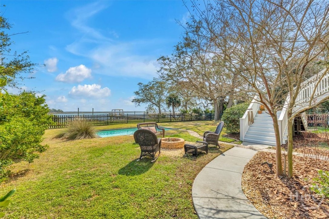 690 Japonica Road Midway, GA 31320 - Photo 46 of 70 Fire pit area