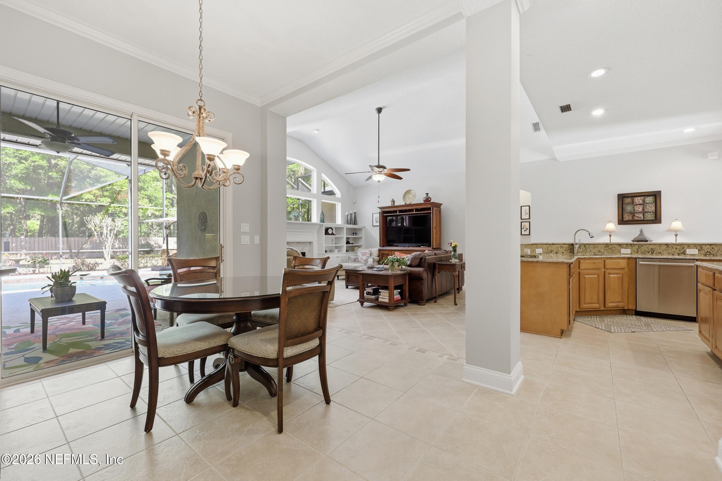 376 North Lombardy Loop St. Johns, FL 32259 - Photo 13 of 81 Kitchen nook w/views of pool
