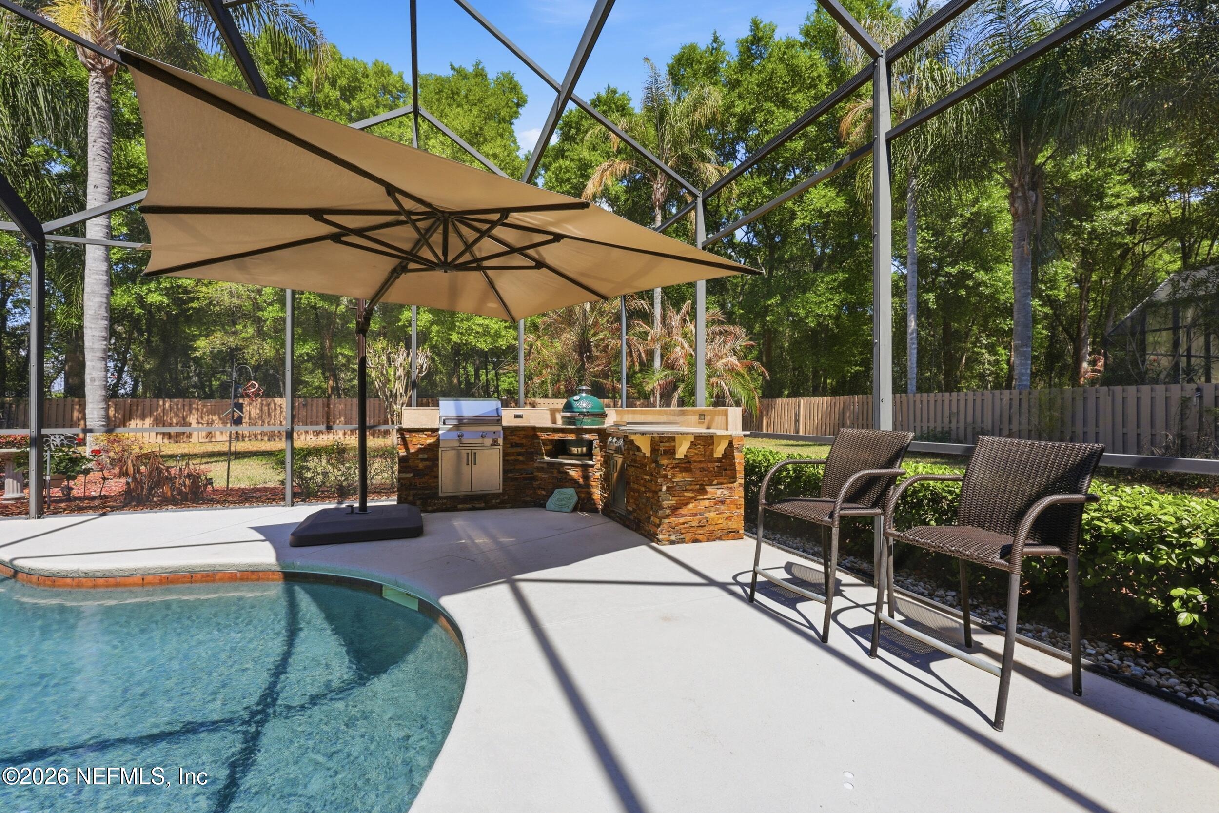 376 North Lombardy Loop St. Johns, FL 32259 - Photo 38 of 81 Pool pic of summer kitchen