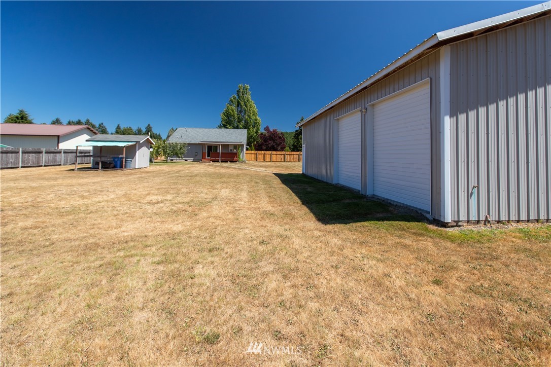 4129 Coomer Lane Southwest Rochester, WA 98579 - Photo 7 of 31 a view of back yard of the house