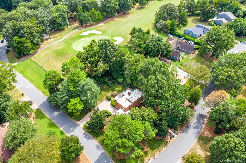 5220 Rounding Run Road, Unit 159 Charlotte, NC 28277 - Photo 3 of 42 an aerial view of residential house with outdoor space and swimming pool