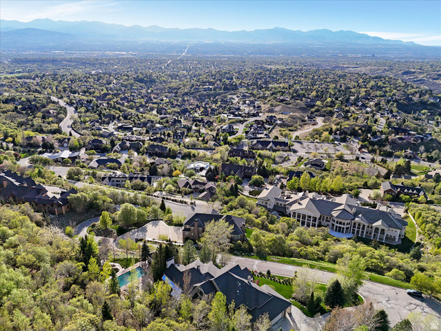 3222 Eagle View Circle Sandy, UT 84092 - Photo 56 of 60 Aerial perspective of suburban area with a mountain backdrop