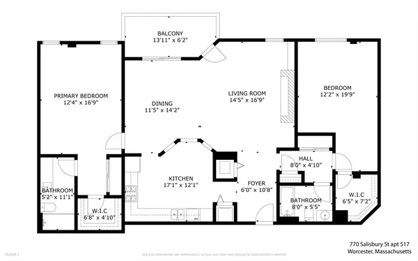 $380,000 | 770 Salisbury Street, Unit 517, Worcester, MA 01609