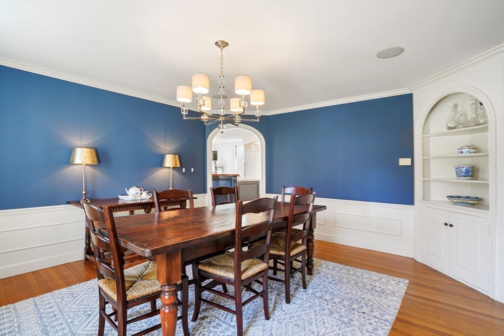 110 Hampshire Road Wellesley, MA 02481 - Photo 23 of 39 a view of a dining room with furniture and wooden floor