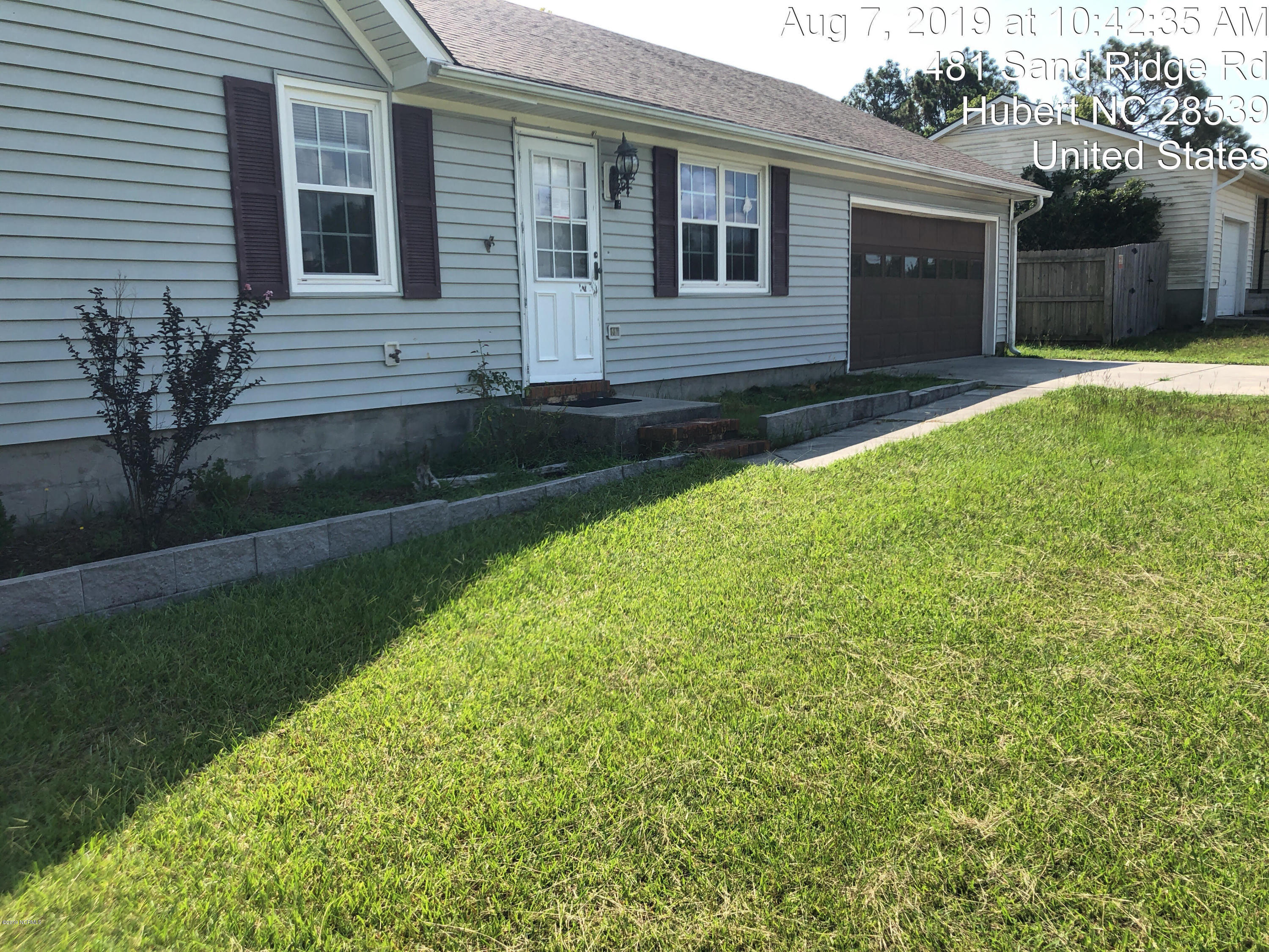 481 Sand Ridge Road Hubert, NC 28539 - Photo 2 of 14 08-07-2019 Bush 2