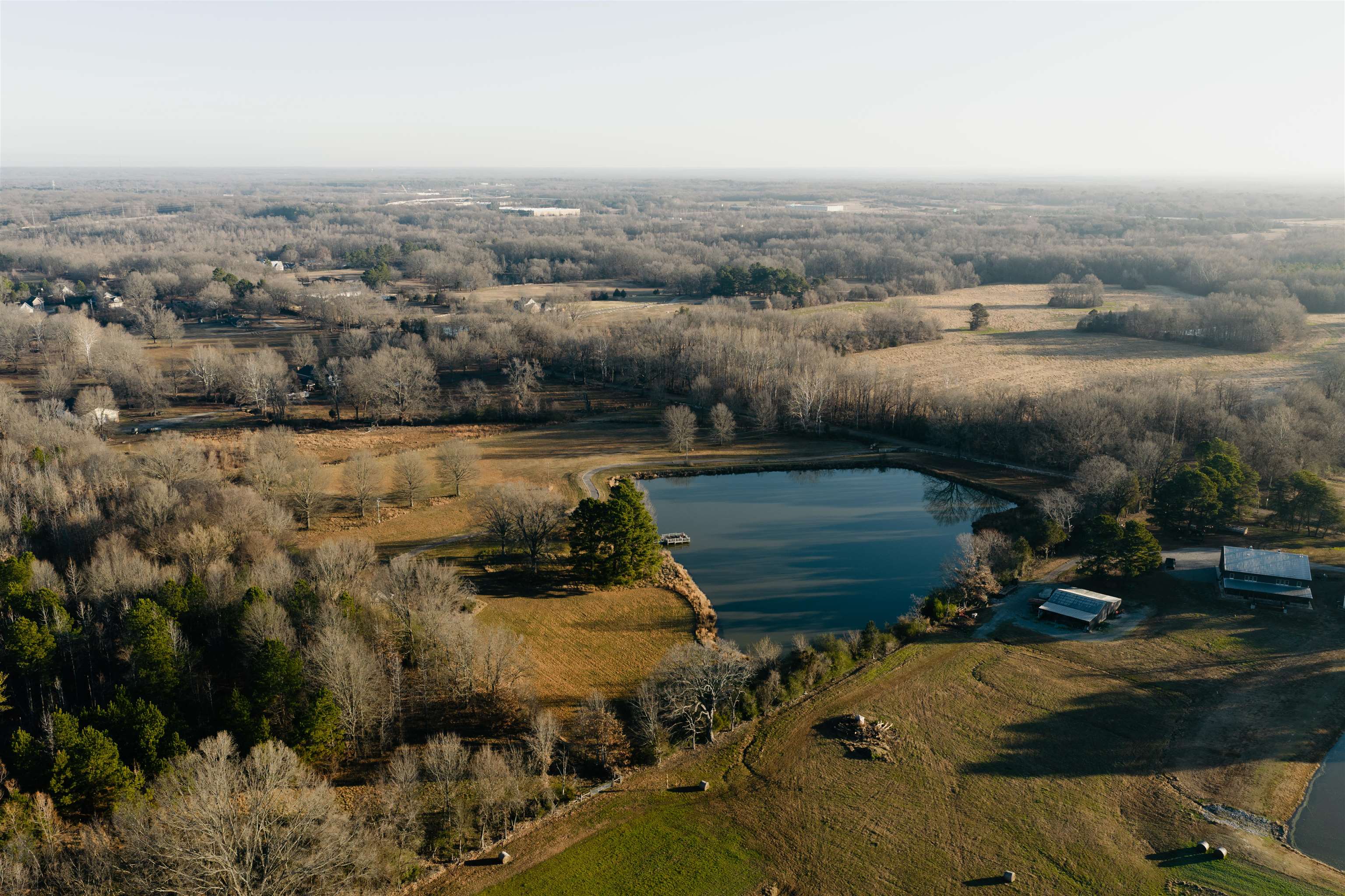 1275 Quinn Road Collierville, TN 38017 - Photo 18 of 34 an aerial view of a house with a yard basket ball court and outdoor seating