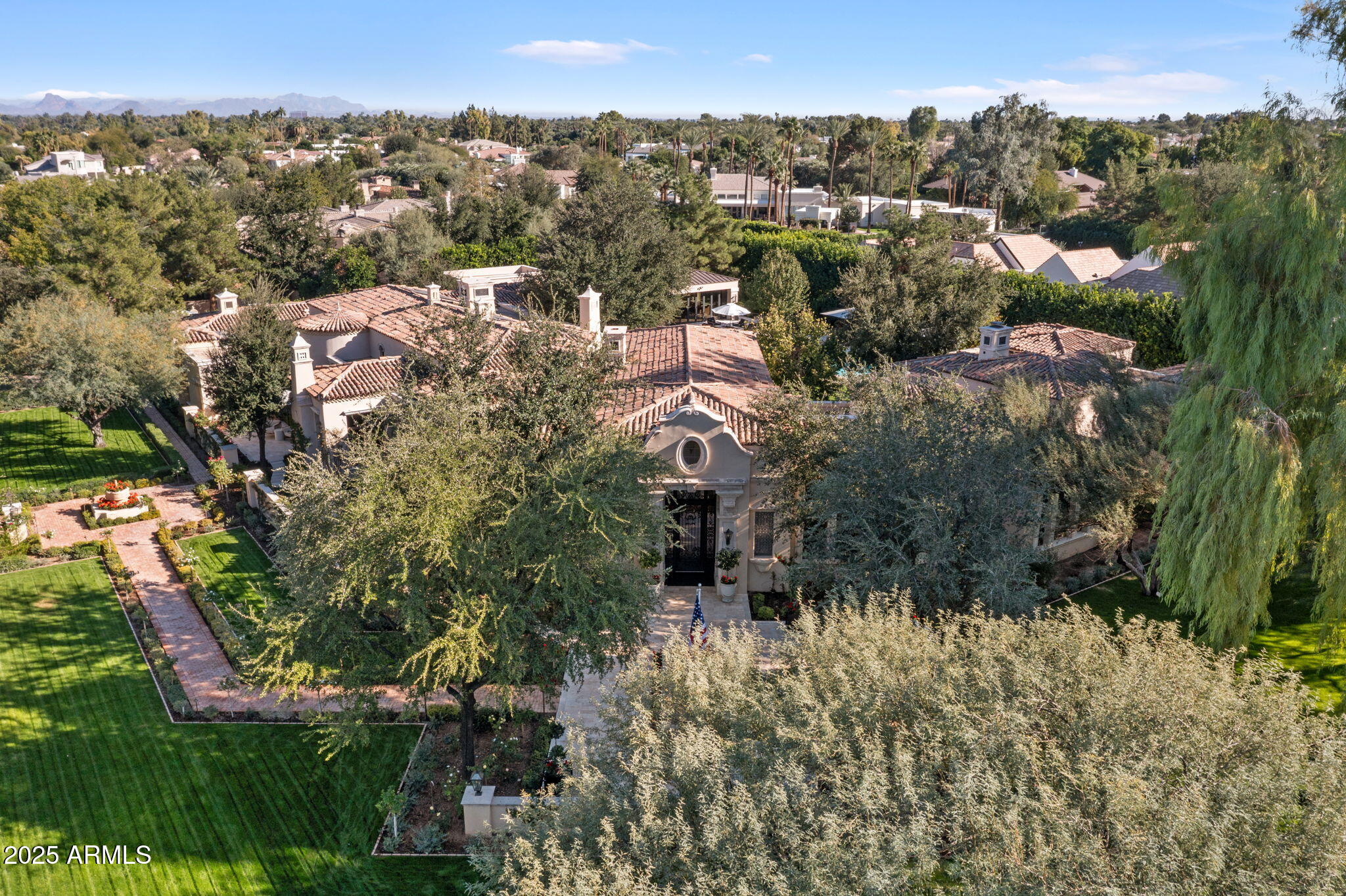 8345 Morning Glory Road Paradise Valley, AZ 85253 - Photo 4 of 37 an aerial view of multiple house