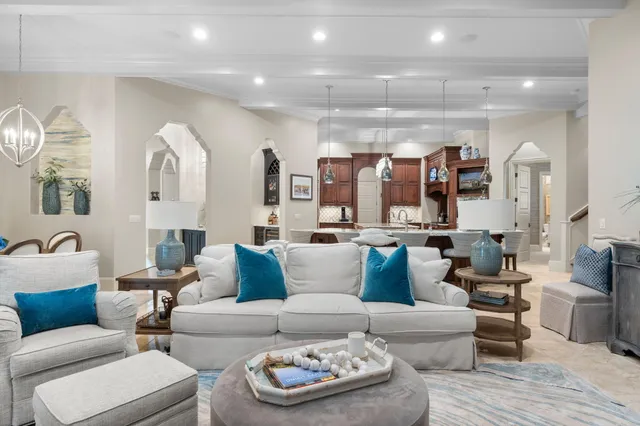 a bedroom with a bed and a fireplace