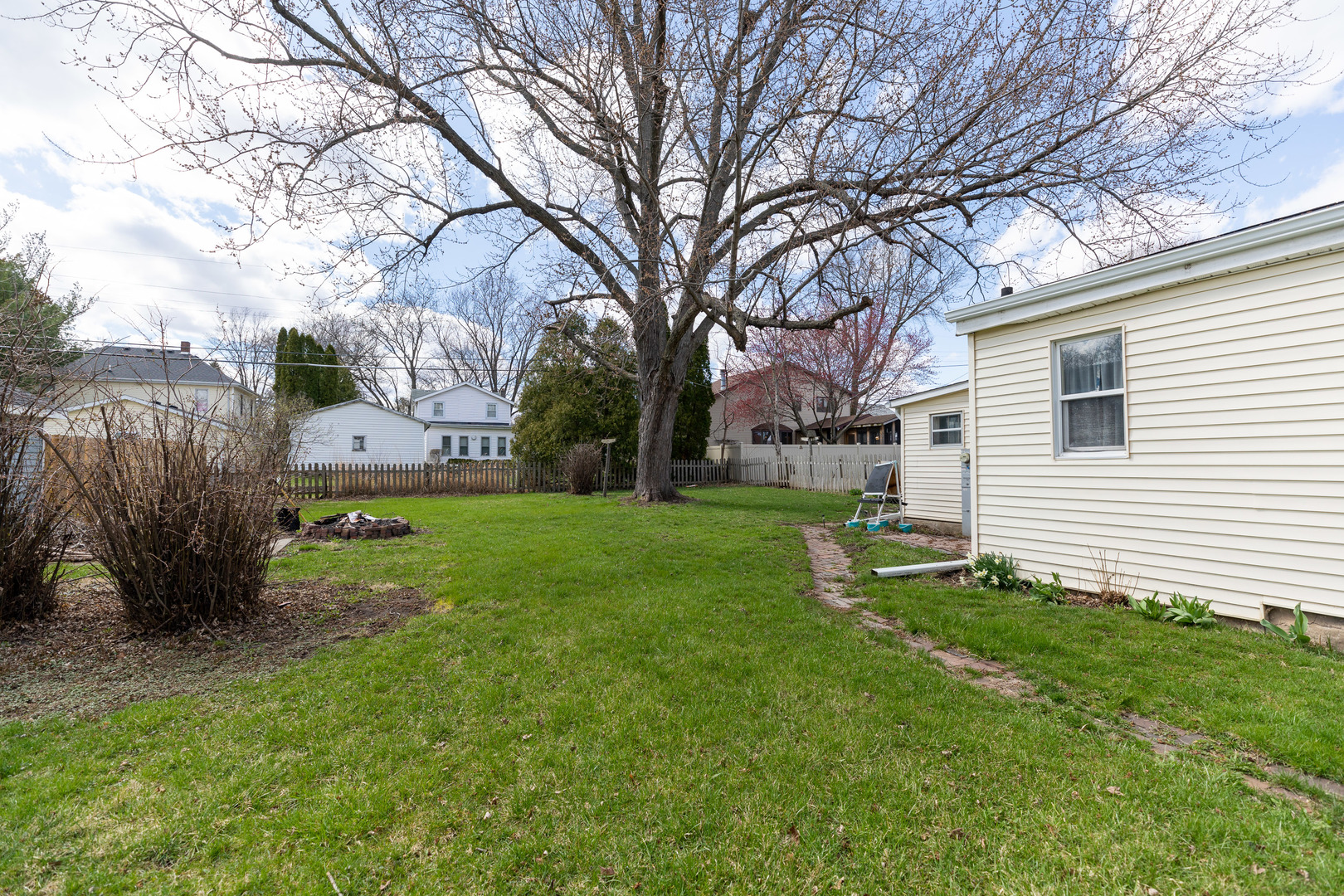 916 North 8th Street Rochelle, IL 61068 - Photo 14 of 16 a view of a backyard with a garden