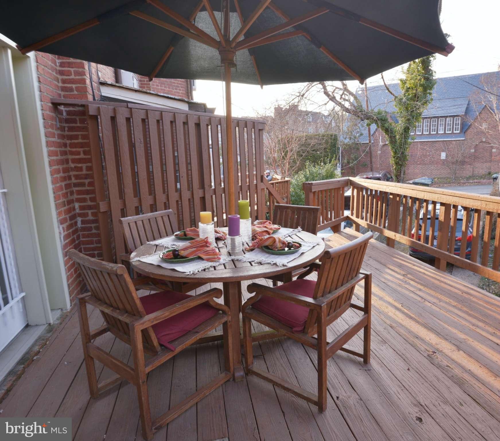 4453 Q Street Northwest Washington, DC 20007 - Photo 15 of 30 Deck