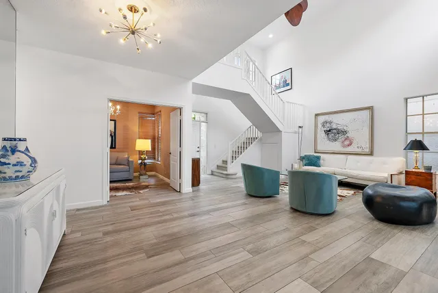 a view of a living room