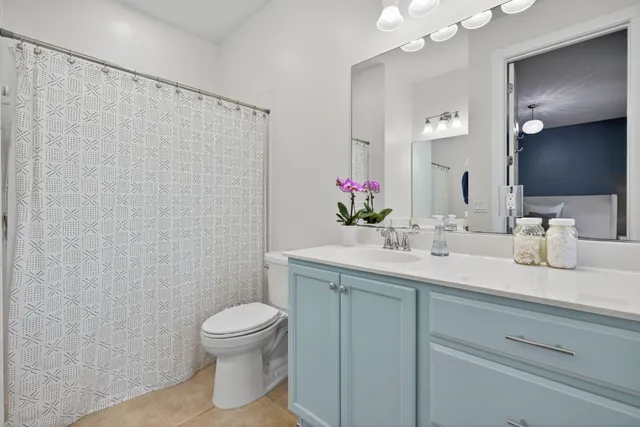 a street view from a balcony