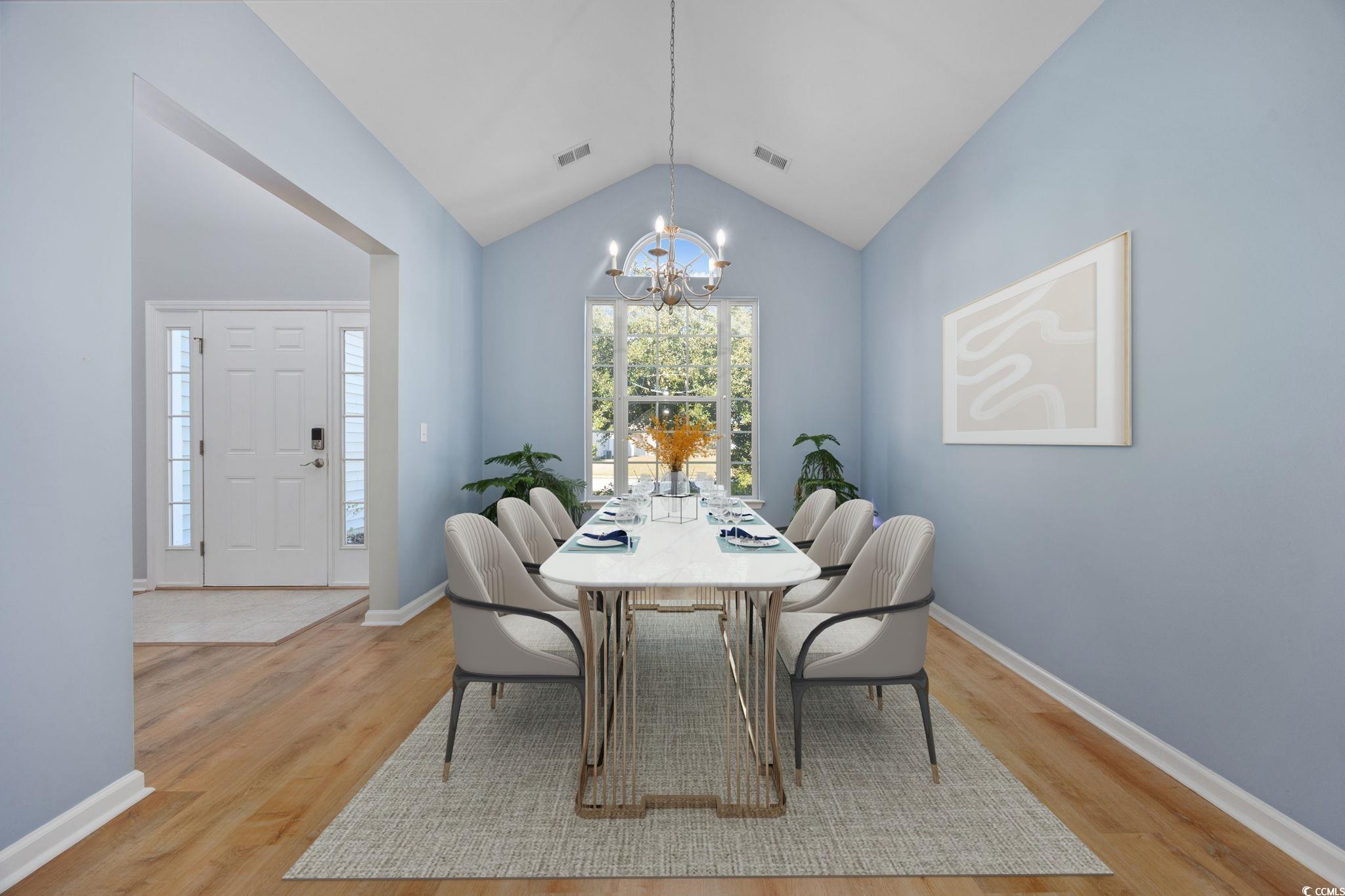 136 Carolina Oaks Drive Murrells Inlet, SC 29576 - Photo 14 of 40 Virtually Staged Dining Room