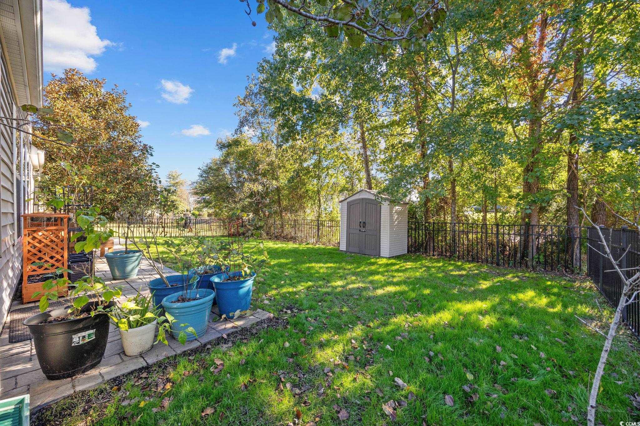 136 Carolina Oaks Drive Murrells Inlet, SC 29576 - Photo 30 of 40 Fenced yard