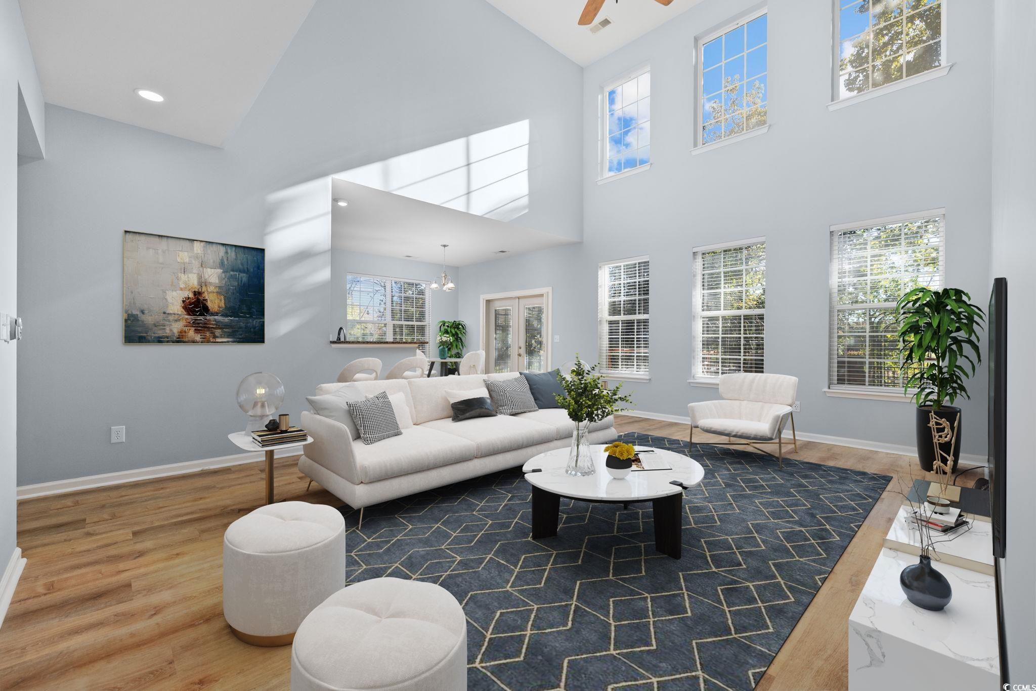 136 Carolina Oaks Drive Murrells Inlet, SC 29576 - Photo 5 of 40 Virtually Staged Living Room