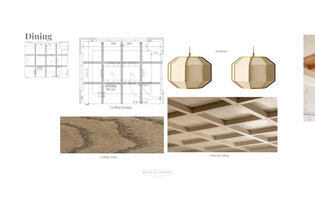 a room with table and couch