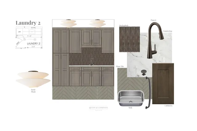 a view of a living room with a sink and a window