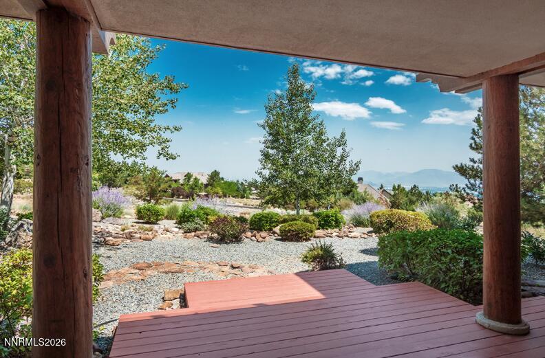 10123 Indian Ridge Drive Reno, NV 89511 - Photo 27 of 33 a view of a yard from a balcony