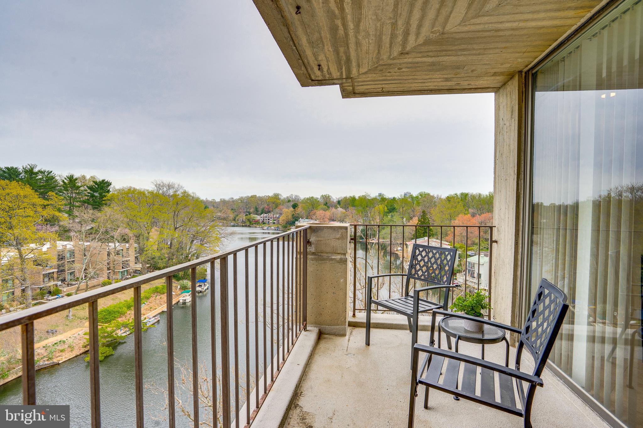 11400 Washington Plaza West, Unit 803 Reston, VA 20190 - Photo 22 of 43 a view of a balcony with lake view