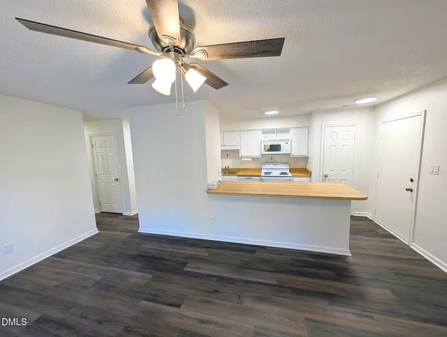 a view interior of the house and kitchen view