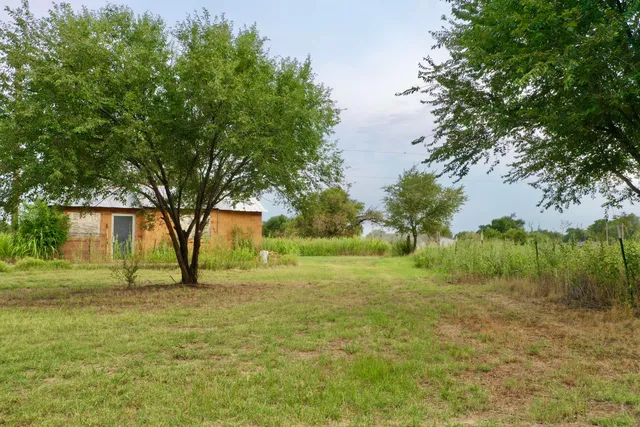 a view of outdoor space with tree s