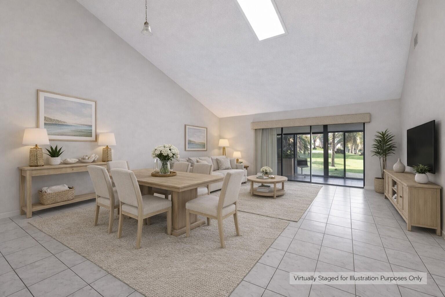10884 Waterberry Court Boca Raton, FL 33498 - Photo 14 of 39 a view of a dining room with furniture window and outside view